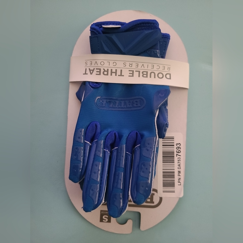 Battle Sports Double Threat Wide Receiver Football Gloves youth size small